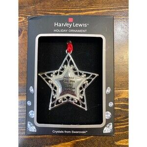 Harvey Lewis Holiday Ornament "Friends Like You are Precious and Few" NEW